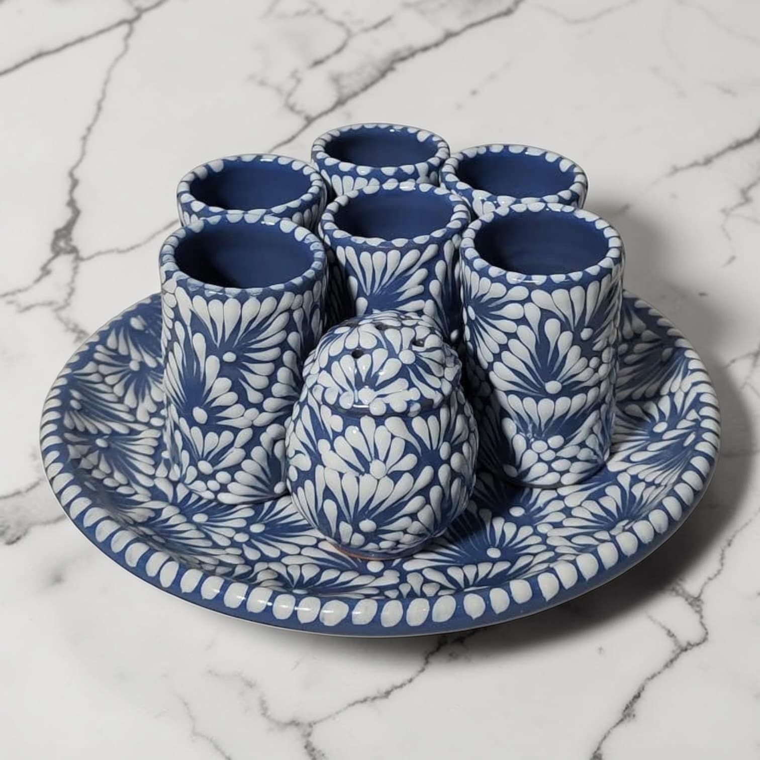 Set de Tequila — Azul Cobalto